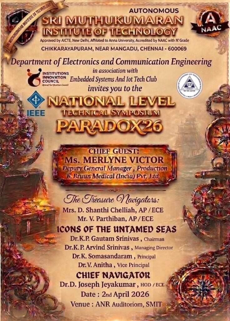 National Level Technical Symposium titled “PARADOX ’26